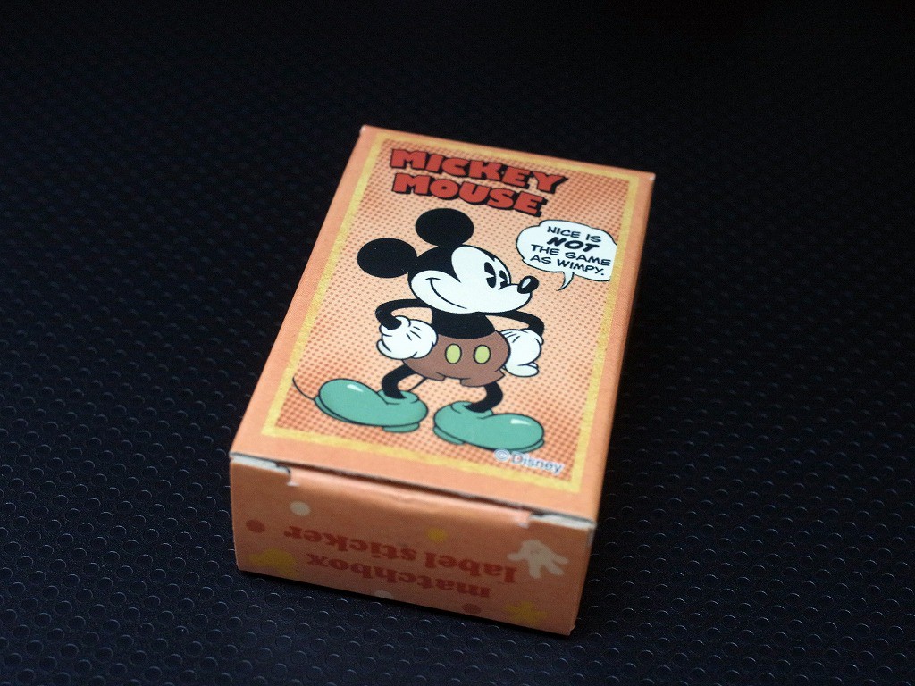 mathibox label sticker　Mickey